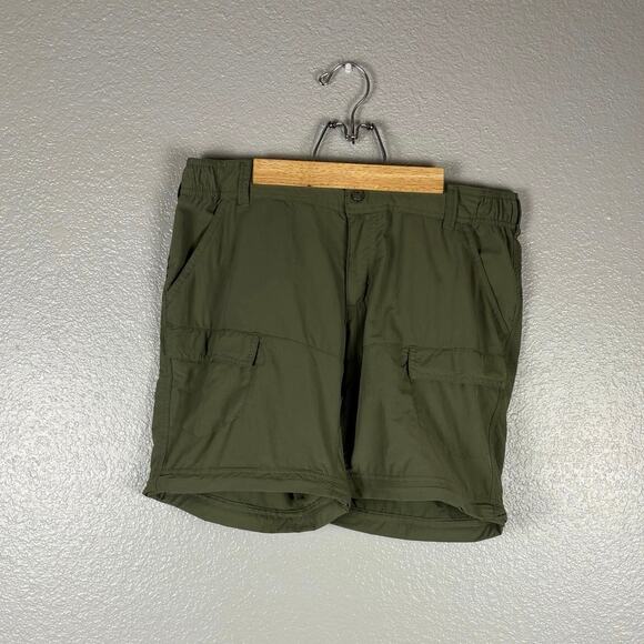 World Wide Sportsman M Green Comfort Stretch Convertible Sports Pants Shorts - Picture 6 of 10